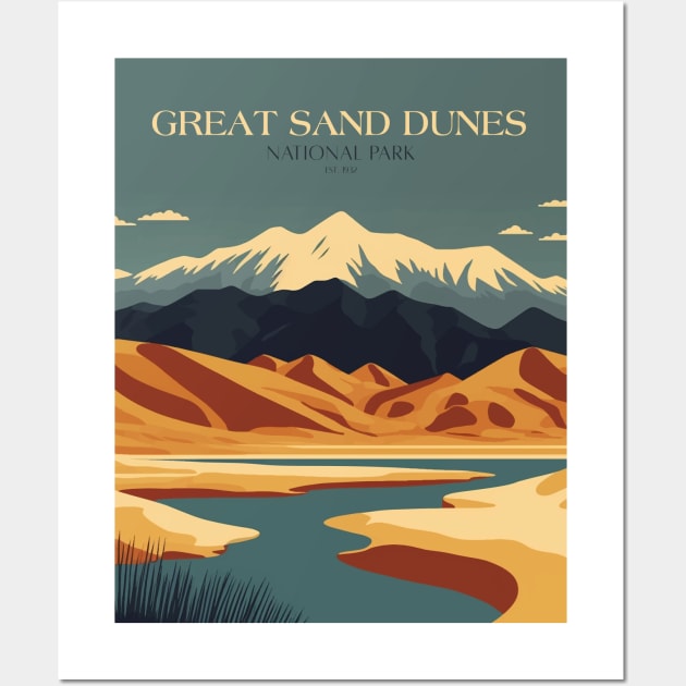 Great Sand Dunes National Park Wall Art by Wintrly